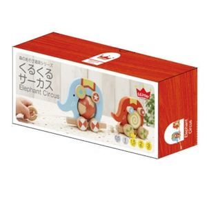 NEW Ed-Inter Wood Elephant Circus Toys